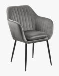 C120001 Velvet Fabric arm Chair