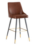 Fabian Leather Bar Chair